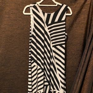 Anne Klein asymmetrical dress. Sleeveless